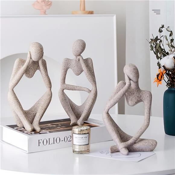 NEW - Thinker Statues and Sculptures, Abstract Sculptures, Housewarming Gifts - Picture 1 of 6